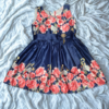 Navy Blue & Red